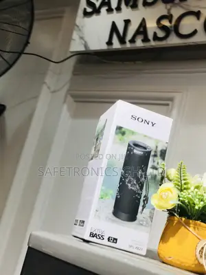 Black Electric Wireless Bluetooth Sony Extra Bass SRS-XB-23