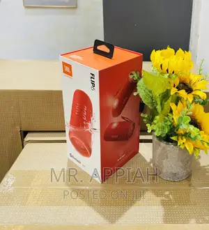 Shop Authentic JBL Flip 6 Portable Bluetooth Speaker,Red.