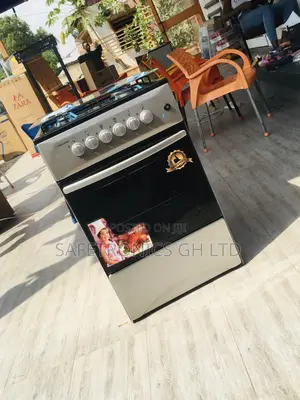 Glass Lid Ferre 4 Gas Burner Oven With Grill 50x55 Ferre