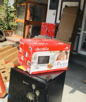 20 Liters White Electric Countertop Decakila Microwave