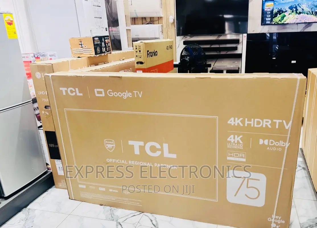 Best Buy for Less TCL UHD Smart 75”P645 Tv Glossy Slim