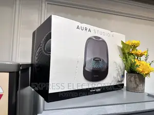 Black Elegant Design AURA STUDIO 4 Bluetooth Speaker
