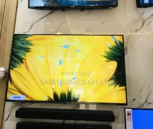 Black Electric Samsung Smart 60 Inches LED Glossy AU71 Tv