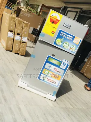 Electric Gray Nasco Doubledoor Topfreezer Nasf2-120 Fridge