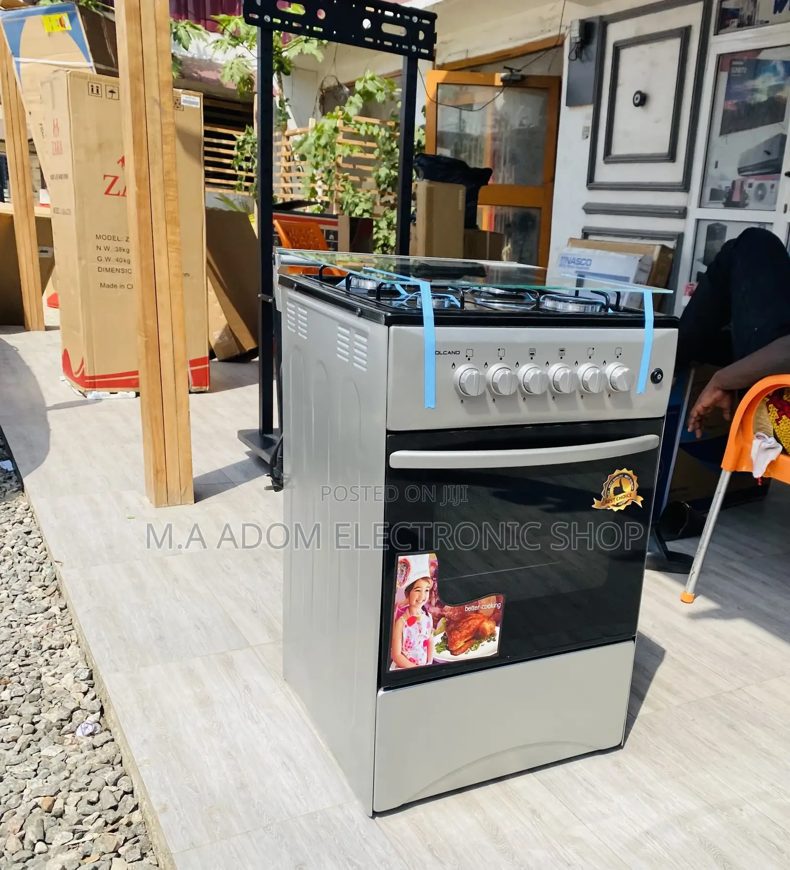 Shop Aurhentic Volcano 50x50 4 Gas Burner Oven and Grill.