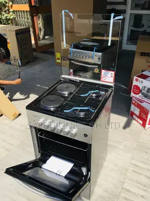 50x50 2 Gas Burner 2 Electric Oven With Grill Volcano Gray