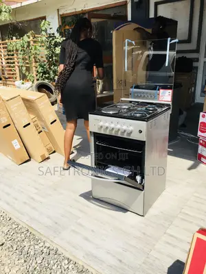 Oven With Grill 50x50 Volcano 2 Electric 2 Gas Glass Lid