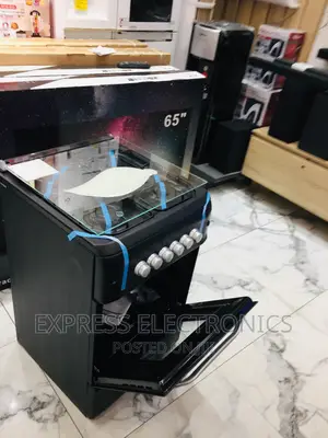 Black Frrre Gas Cooker Oven Grill 4burner 50-55 