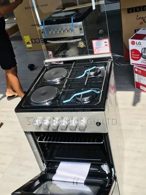 Volcano 2 Gas Burner 2 Electric 50x50 Gray Oven With Grill