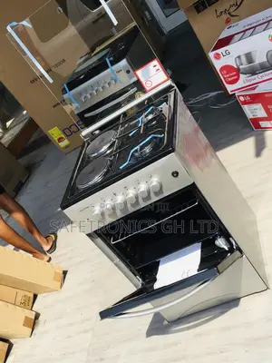 50x50 Volcano 2 Gas 2 Electric Oven With Grill Glass Lid