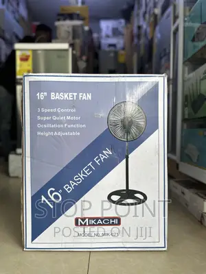 Durable Basket Standing Fan