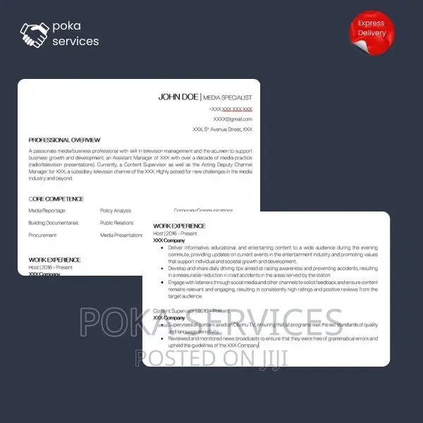 Professional Resume Writing, CV, Cover Letter