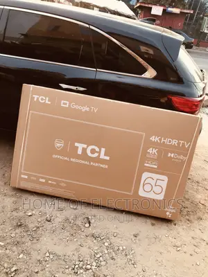 Frameless Screen Tcl 65”Smart Uhd Android Bluetooth Tele