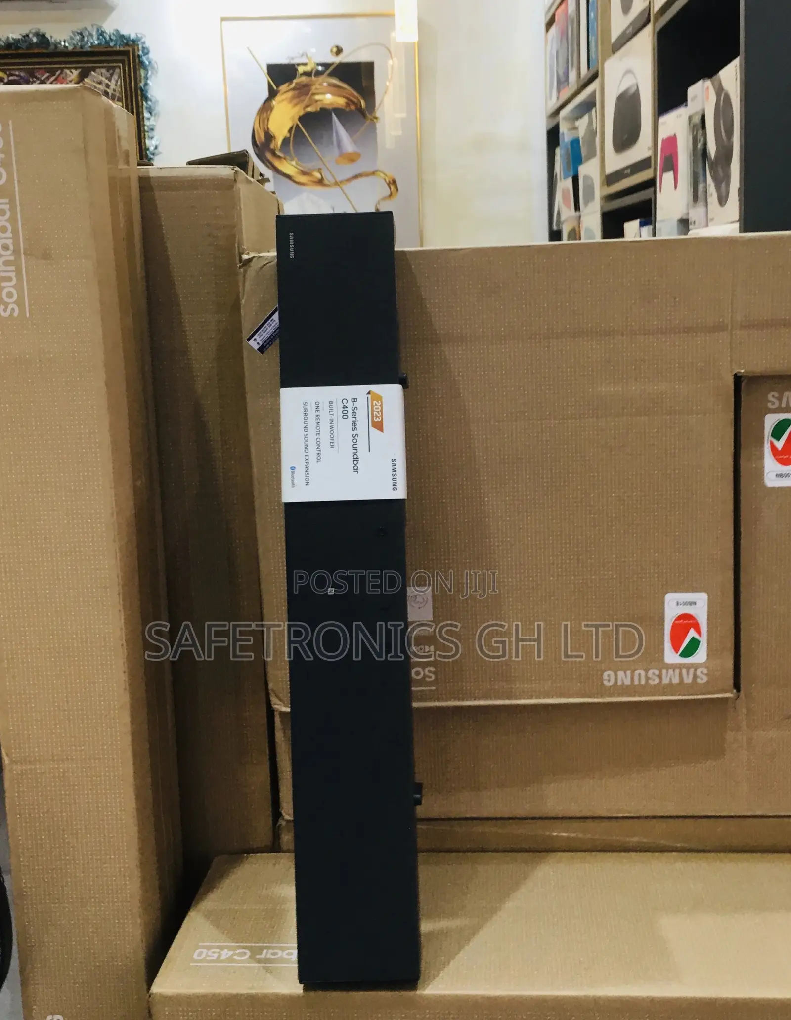 Electric Wireless Black Samsung C400 Soundbar Bluetooth