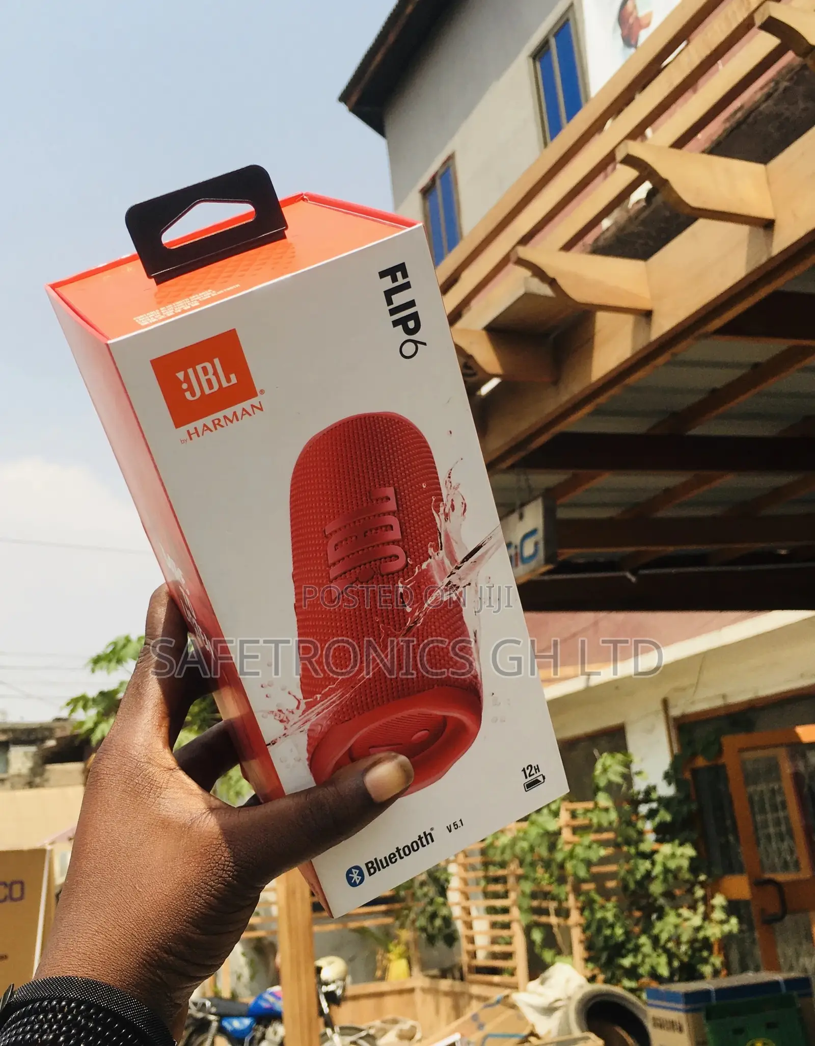 Flip 6 JBL Bluetooth Wireless Electric Red Speaker