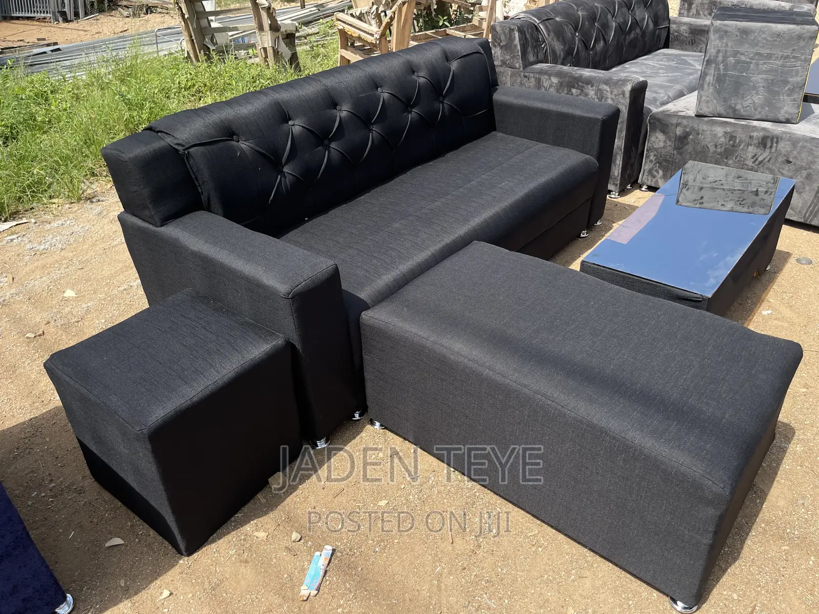 Black Luxurious Sofa
