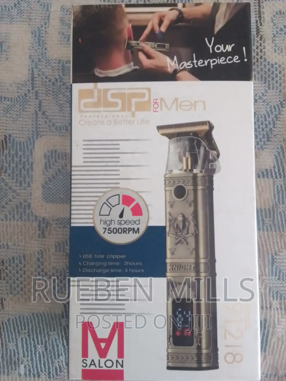 DSP 7500RPM Professional Beard Trimmer Barbering Machine