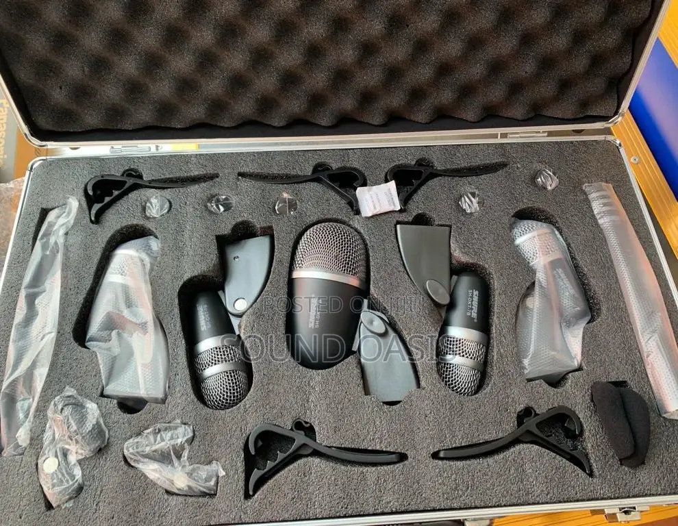 Shure Sh-DKT-7b 5-Piece Dynamic Drum Microphone Kit