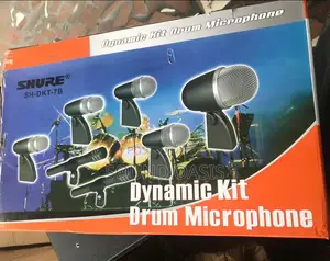 Shure Sh-DKT-7b 5-Piece Dynamic Drum Microphone Kit