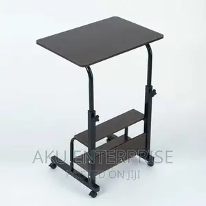 Laptop Computer Table Snack Table With Shleves, Adjustable