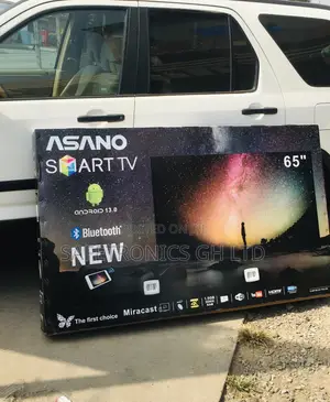 LED Black Smart 65 Inches Glossy Asano Electric UHD Tv