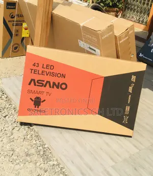 UHD Smart Electric Black Asano 43 Inches LED Glossy Tv
