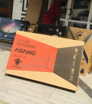 New Asano Black Smart Electric 43 Inches Glossy LED Tv