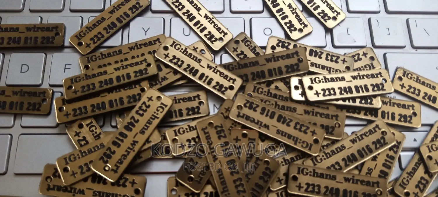 Labels or Tags for Your Kaftans and Crafts Etc