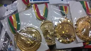 Gold Silver Bronze Medal Trophy  X 1