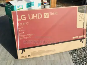 LG UHD Black Electric Smart UP77 65 Inches Glossy LED Tv