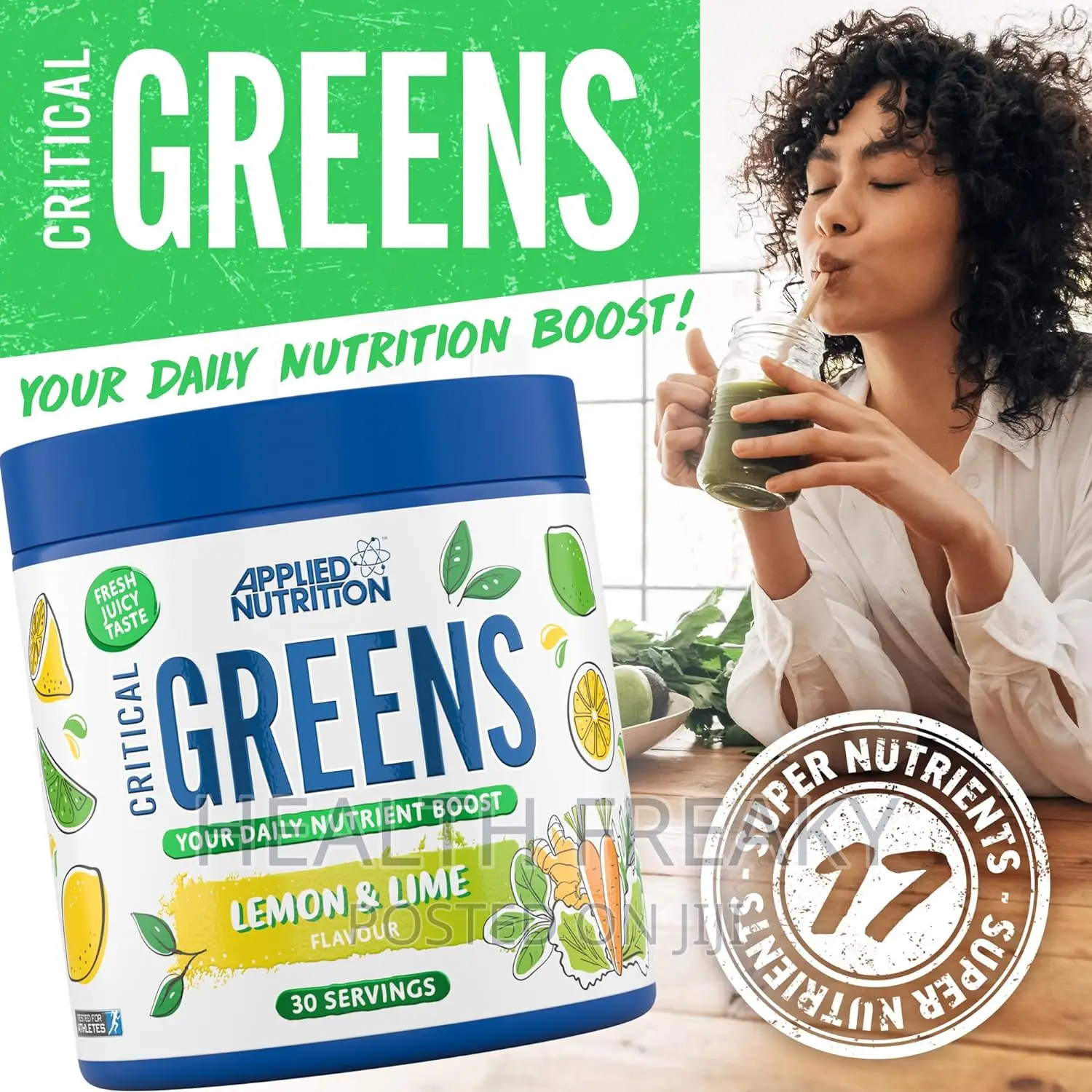 Applied Nutrition Critical Greens Boost Immune System Detox