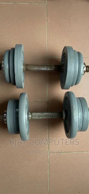 2pcs of 10 Kg Each Carbon Steel Dumbbells