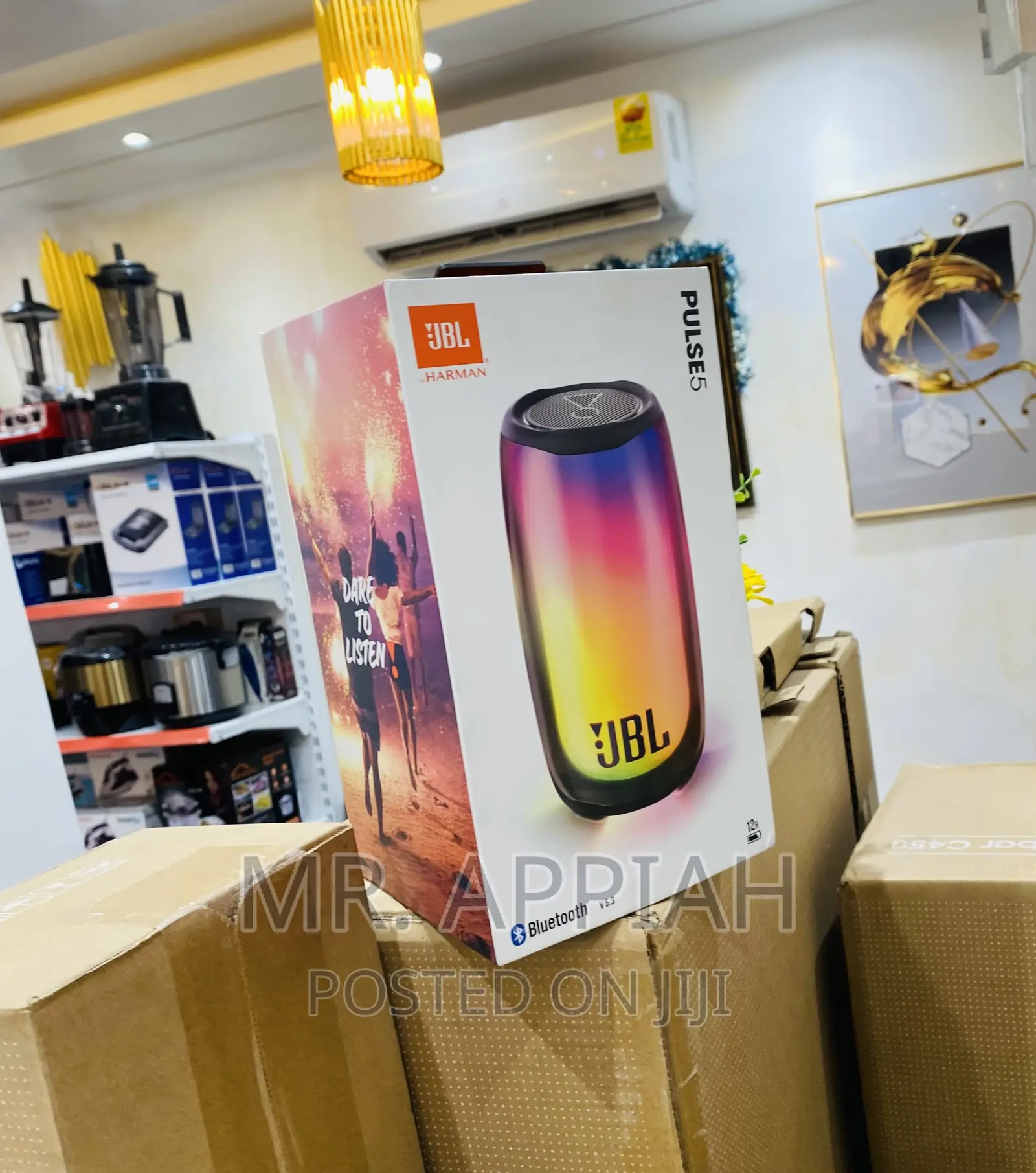 Well Design JBL Pulse 5 Portable Bluetooth Speaker(Black)