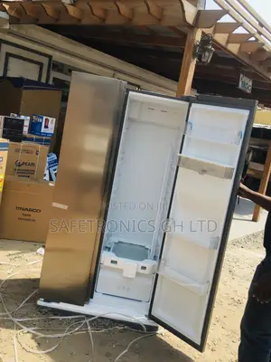 TCL P520SBN 607 Liters Electric Gray Side by Side Fridge