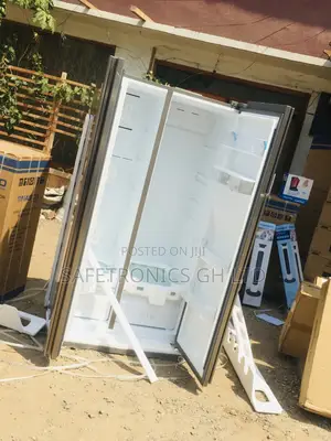 Gray TCL 607 Liters P520SBN Side by Side Electric Fridge