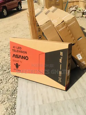 Glossy Led Asano Smart Black Electric 43 Inches