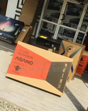 Black Electric 43 Inches Glossy LED Asano Smart Tv