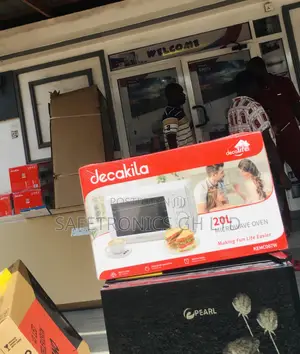 20 Liters White Countertop Decakila Electric Microwave