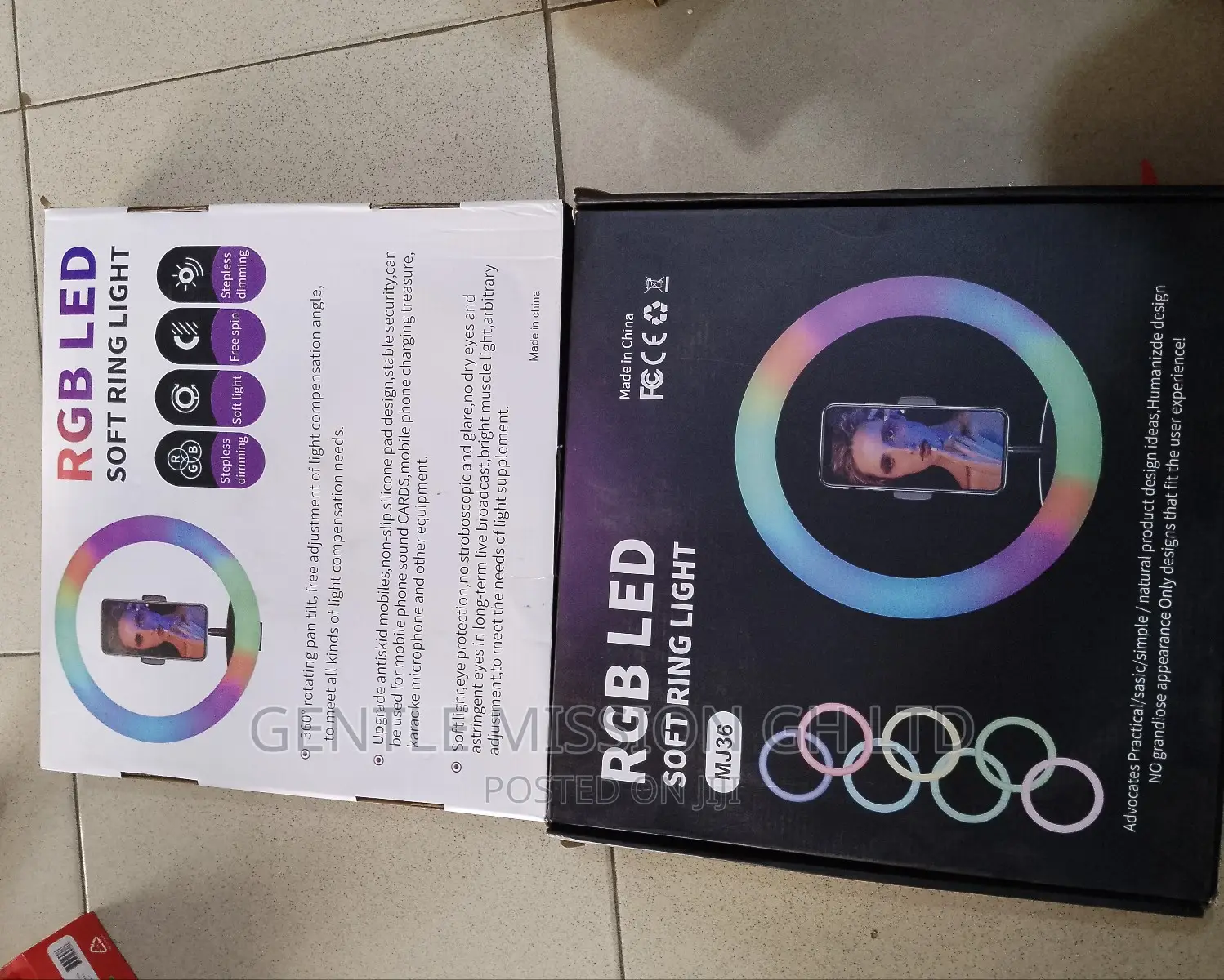 RGB Soft Ring Light 14" (MJ36)