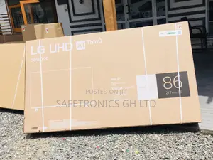 LG Black Smart UQ90 86 Inches Glossy LED Electric UHD Tv
