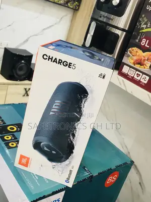 Charge 5 JBL Wireless Bluetooth Black Electric Speaker