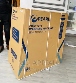 High Quality Pearl 12kg Twin Tap Washing Machine.