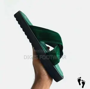 Green Heavy Chunk Slippers (With Berk Down)