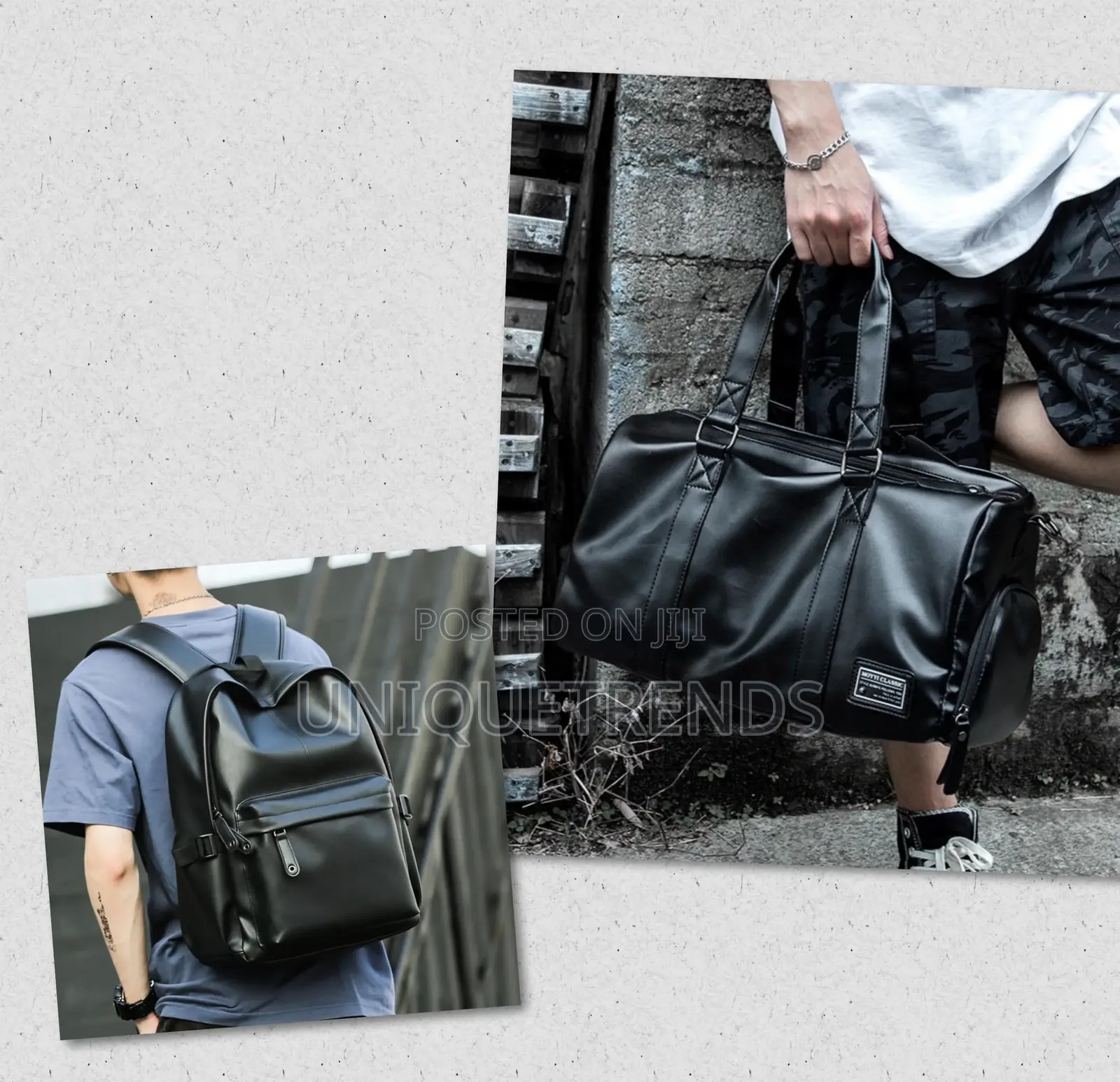 Duffle Bag and Backpack Set