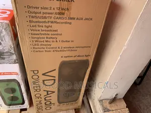 Vd Rechargeable Dual 12inch Party Speaker