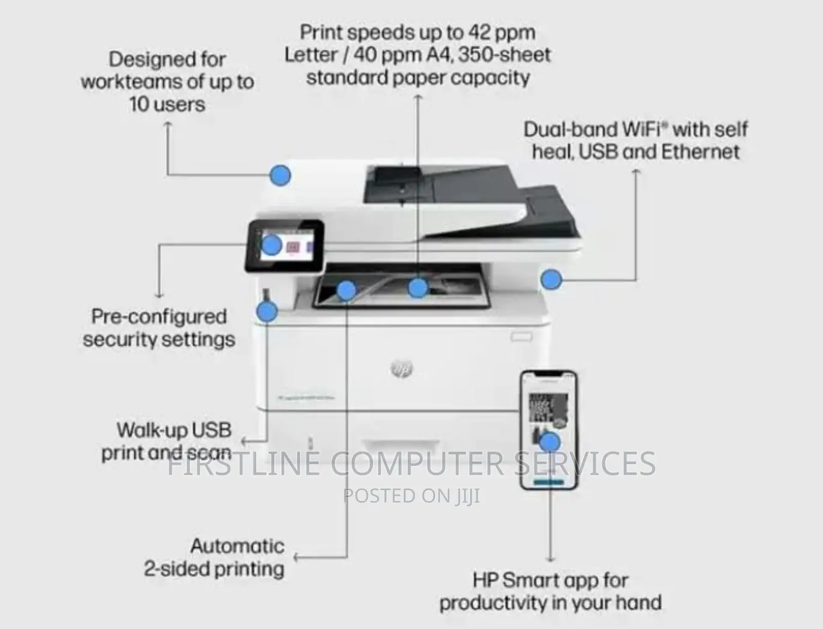 Hp Laserjet Pro MFP 4103fdw Printer