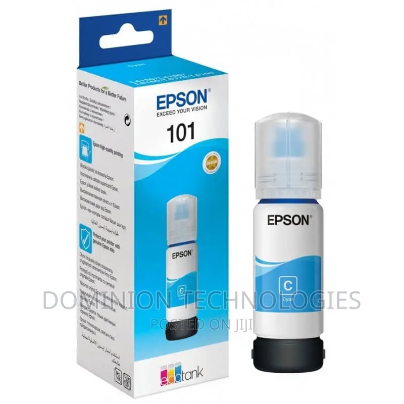 Epson 101 Original Cyan Ecotank Ink Bottle