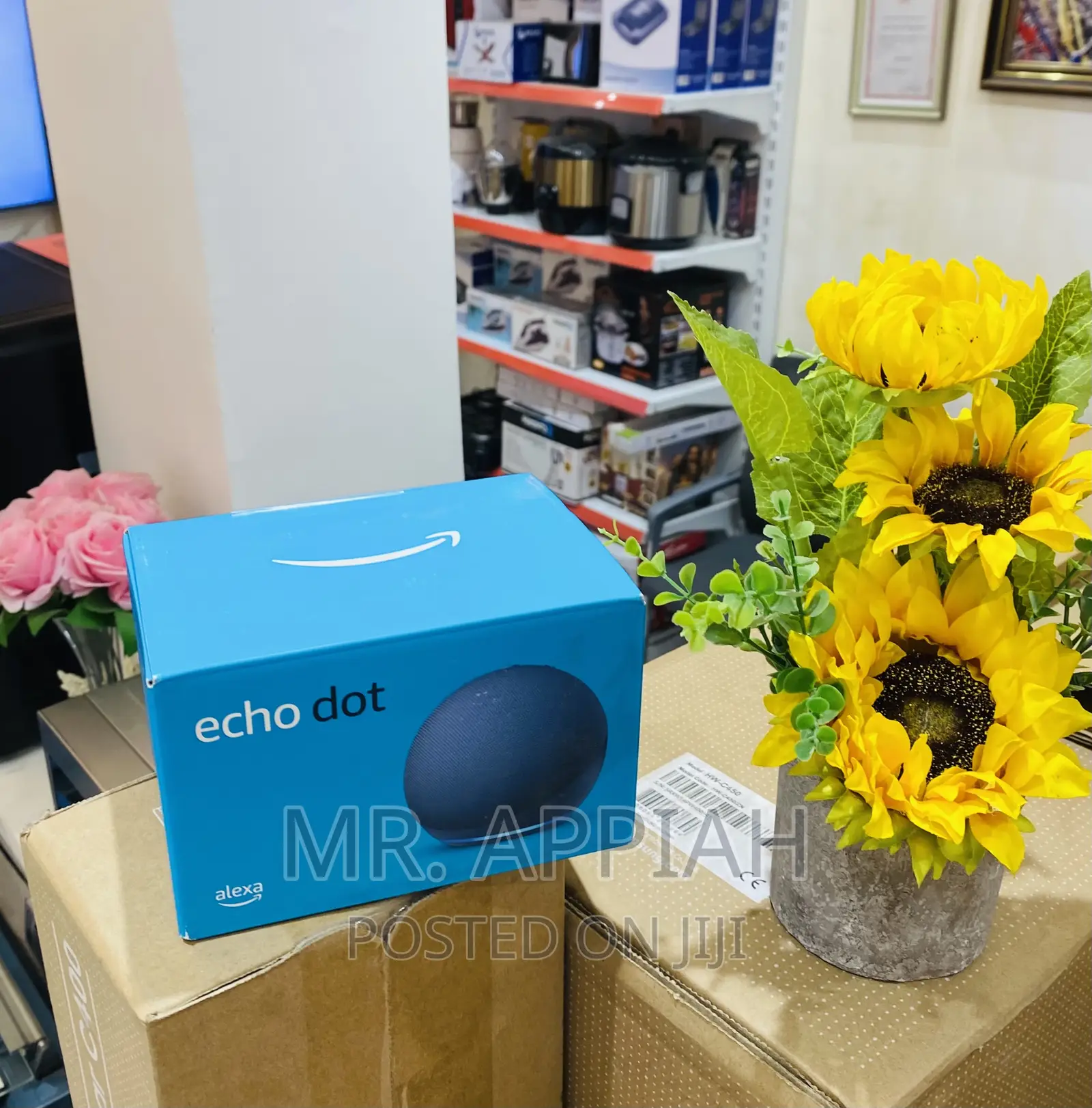 Durable Echo Dot 5 Portable Bluetooth Speaker(Black).