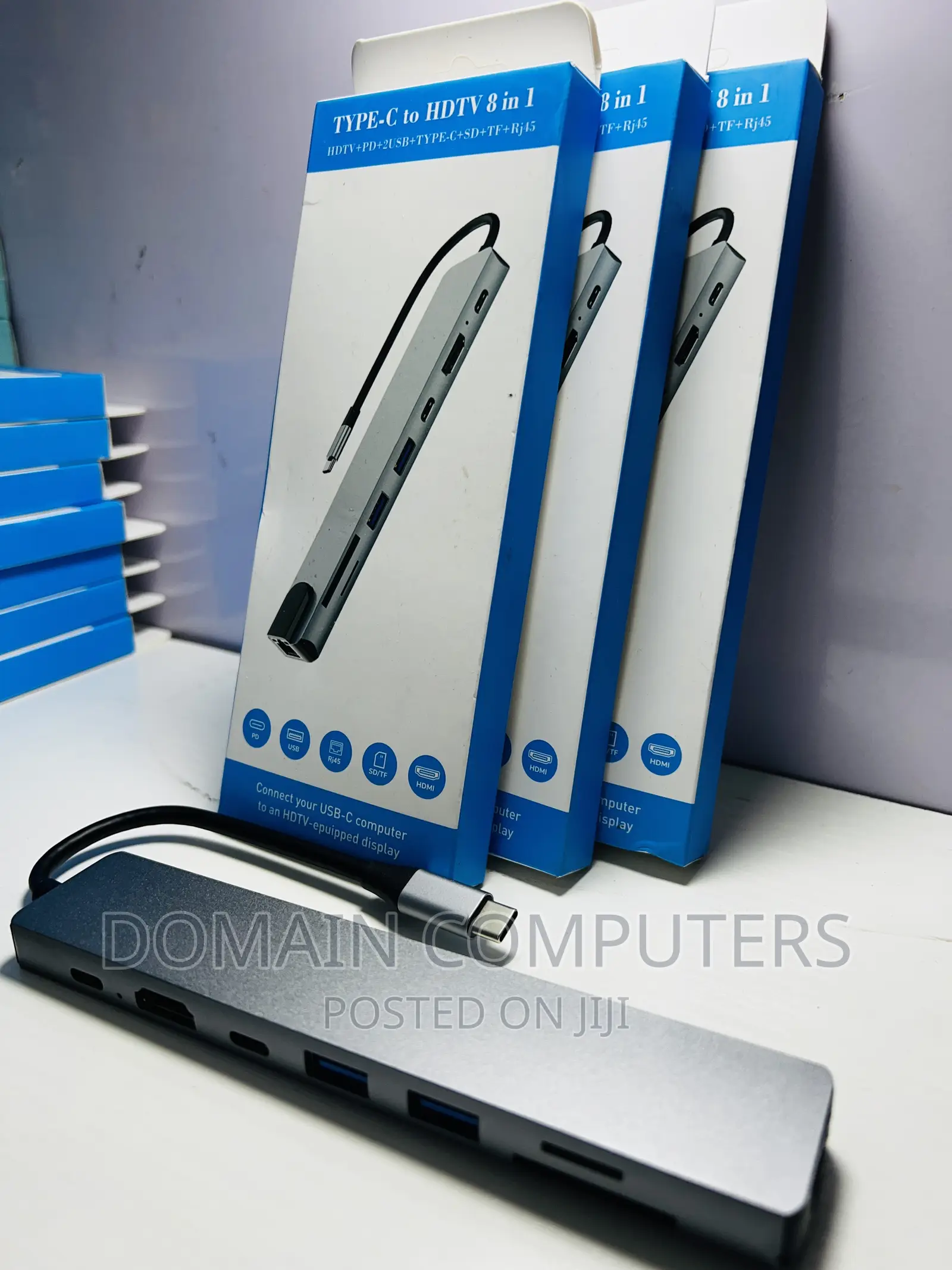 TYPC to Multiport Converter 8 in 1
