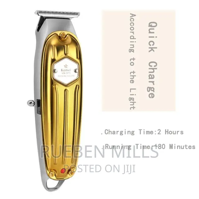 Close Shaving Kemei KM 1973 Beard Trimmer Barbering Machine